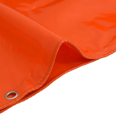 Plandeka 650g / m² pomarańczowy 5 x 7 m Płótno z powłoką PVC