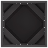 Donica 2 pcs Czarny 40 x 40 x 40 cm Stal