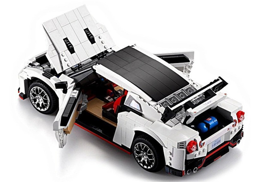Samochód sportowy z klocków 1322 elementów