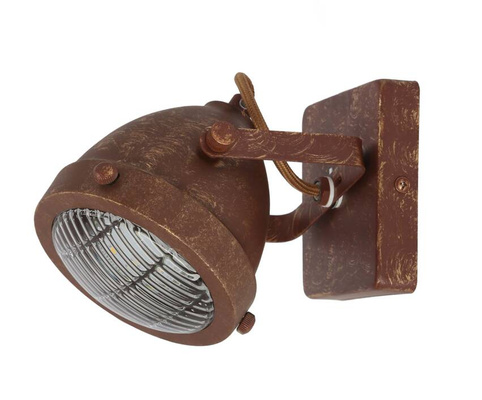 Lampa ścienna kinkiet 1xGU10 rdzawy FRODO 91-71064
