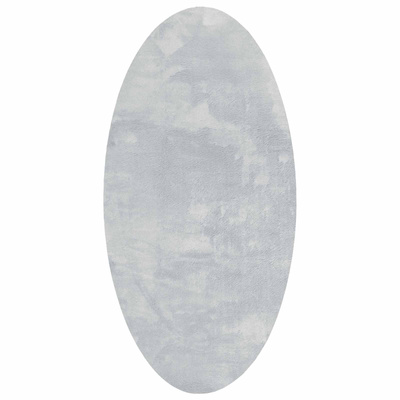 Dywany pokojowe Owalny HUARTE Szary 80 x 150 cm 100% poliester