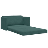 Sofa Bed Ciemna zieleń 124 x 71 x 78 cm Aksamit