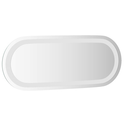 Lustro łazienkowe LED przezroczysty 50 x 20 cm szkło hartowane