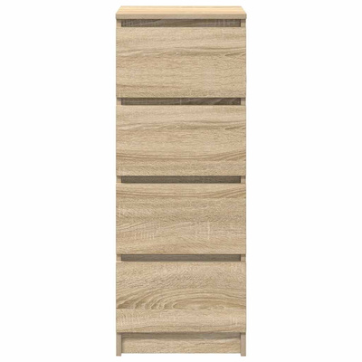 Komoda Sonoma Oak 37,5x35x99 cm Drewno klejone