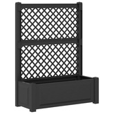 Duża doniczka z trelą 2 pcs antracytowy 143 x 143 x 133,5 cm PP