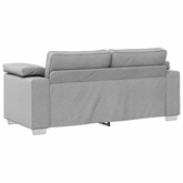 Sofa dwuosobowa Szary chmur 180 cm tkanina