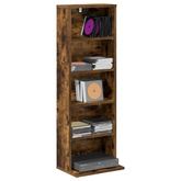 Kabinet na płyty CD Dąb wędzony 33 x 23,5 x 97,5 cm