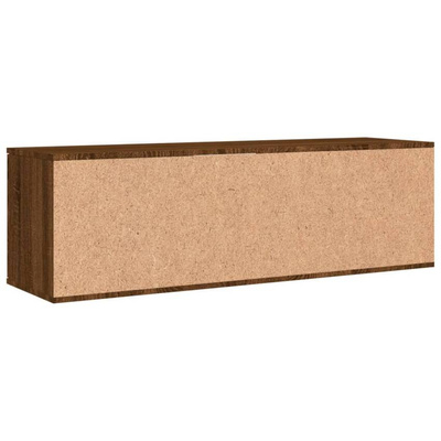 vidaXL Szafka pod TV, brązowy dąb, 120x34x37 cm