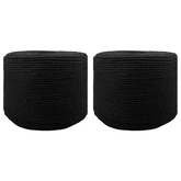 Sznur bawełniany 2 szt. 2 mm 100 m Czarny 100% bawełna