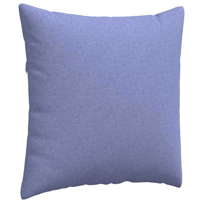 Poduszki na sofę 2 pcs Niebieski dżins 80 x 80 cm tkanina
