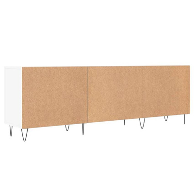 vidaXL Szafka pod TV, biała, 150x30x50 cm, materiał drewnopochodny wariant 8