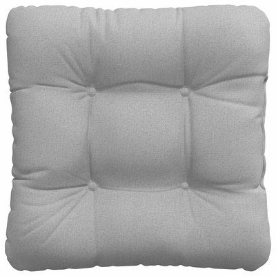 Poduszki na siedziska 4 pcs Szary chmur 45 x 45 x 12 cm tkanina