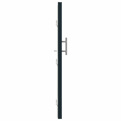 Drzwi Frontowe 98 x 208 cm PVC antracytowy