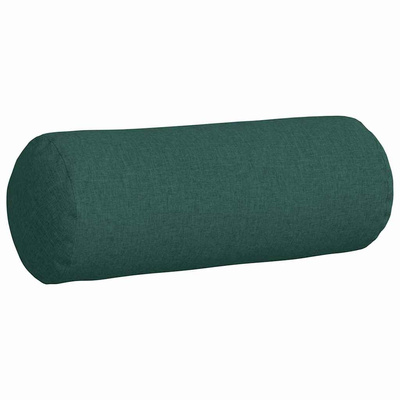 Poduszki Wałkowe 2 pcs Ciemna zieleń ? 25 x 70 cm tkanina