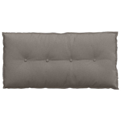 Poduszka na plecy Ciemnoszary 100 x 19 x 50 cm tkanina
