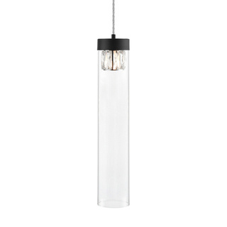 P0389-01D-P7AC GEM LAMPA WISZĄCA CZARNY MAT/MATT BLACK