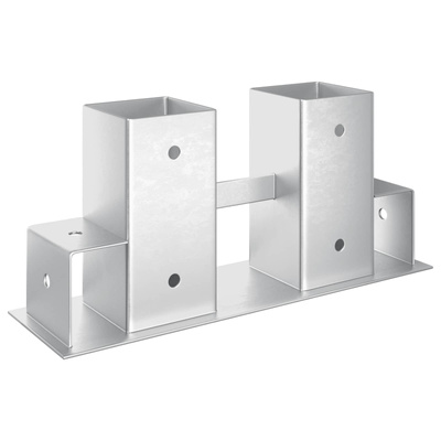 Pomoc w układaniu drewna kominkowego 12 pcs srebrny 34 x 10 x 15 cm