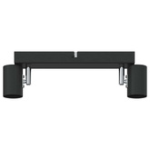 Reflektor sufitowy Czarny 26 x 6,5 x 11,5 cm Metal