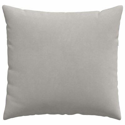 Poduszki na sofę 2 pcs Jasnoszary 50 x 50 cm tkanina