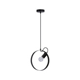 Lampa wisząca czarna metalowa Nexo Ledea 50101199