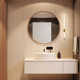 BATUTA 2 lampa kinkiet patyna 14W LED 3000K klosz biały