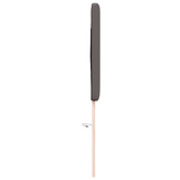 Wezgłowie LED Szary 144 cm Skóra ekologiczna