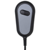 vidaXL Podnoszony fotel masujący, ciemnoszary, tkanina wariant 6