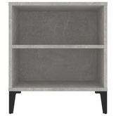 vidaXL Szafka pod TV, szarość betonu, 102x44,5x50 cm