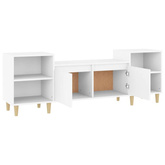 vidaXL Szafka pod TV, biała, 80x36x50 cm, materiał drewnopochodny wariant 11