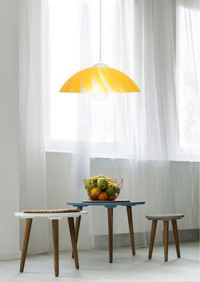 Lampa sufitowa wisząca candellux kamila 31-76123 e27 żółta