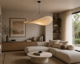Lampa Wisząca OMBRA DL-K03 32W 80cm CCT + PILOT