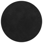 vidaXL Dywan HUARTE z krótkim włosiem, czarny, Ø 80 cm