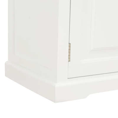 Szafka pod TV, biała, 90x30x40 cm, drewniana vidaXL