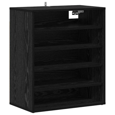 Szafka na buty z półką Czarny Dąb 60 x 35 x 70 cm