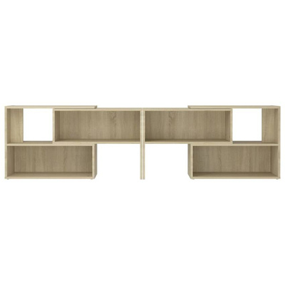 vidaXL Szafka pod TV, dąb sonoma 149x30x52 cm, materiał drewnopochodny