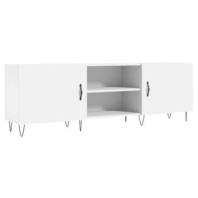 vidaXL Szafka pod TV, biała, 150x30x50 cm, materiał drewnopochodny wariant 8