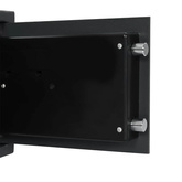 Sejf cyfrowy Z blokadą ciemno szary 35 x 25 x 25 cm Stal