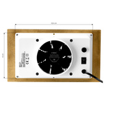 Pochłaniacz pyłu do zabudowy Momo S-41 złoty 124816