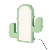 CACTUS duża lampa stołowa LED IQ KIDS zielony