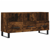 vidaXL Szafka pod TV, przydymiony dąb, 102x36x50 cm