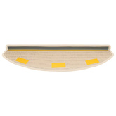 Samoprzylepne maty na schody 15 pcs Biały 80 x 24,5 x 3,5 cm