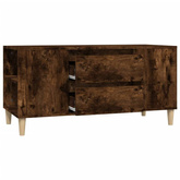 vidaXL Szafka pod TV, przydymiony dąb, 102x44,5x50 cm