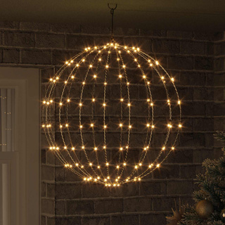 Piłka Ciepła biel 60 x 60 x 62 cm Metal 192 LED