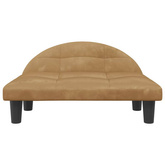 vidaXL Legowisko dla psa, brązowe, 70x52x30 cm, aksamit