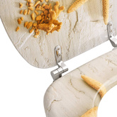 Deska klozetowa, MDF, wzór w rozgwiazdy