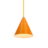 Lampa wisząca żółta stożek Voss Ledea 50101179