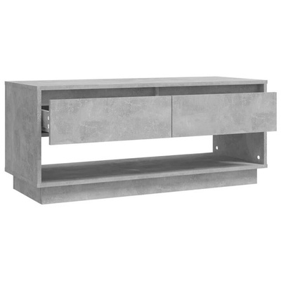 vidaXL Szafka pod TV, szarość betonu, 102x41x44 cm