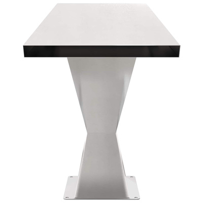 Wodospad Basenowy Stal nierdzewna 63,5 x 29 x 51 cm srebrny