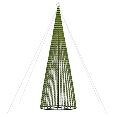 Choinka LED 1544 LEDs Ciepła biel 500 cm