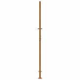 Brama ogrodowa 100x200 cm Stal nierdzewna Krzyż wzór